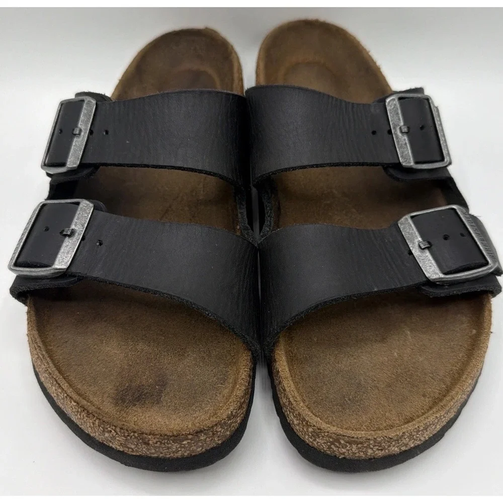 Birkenstock Arizona Sandal Black Birko-Flor EU 40 Women's Sz. 9 / Men's Sz. 7